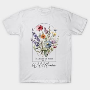 Wildflower Design T-Shirt